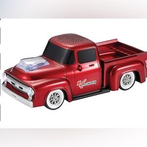 50s Truck wireless car speaker lights sound red